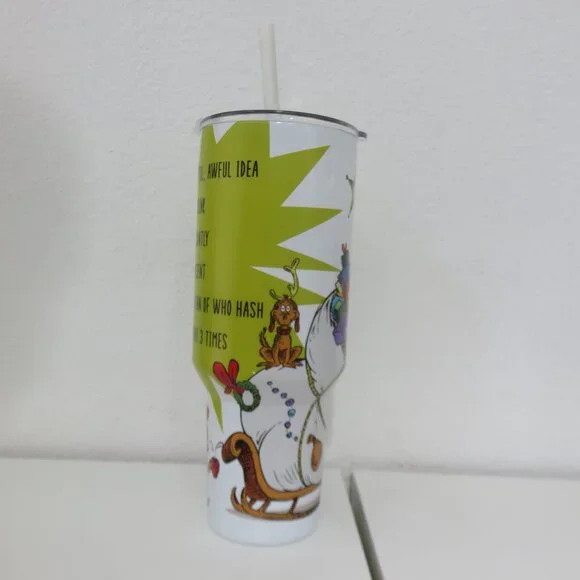 Brand New 40oz Grinch Stainless Steel Tumbler